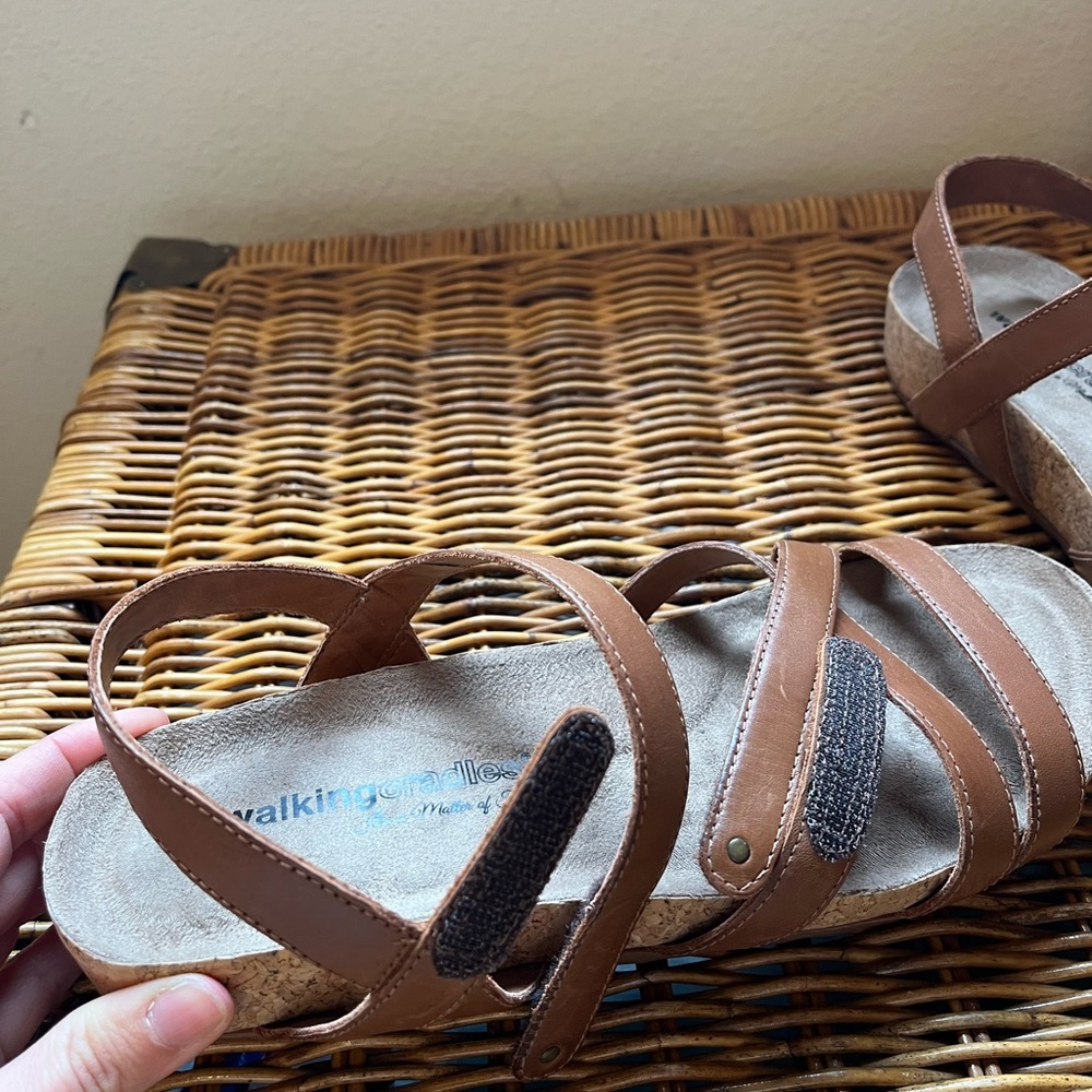 Walking Cradle Pool leather sandals - Picture 8 of 12